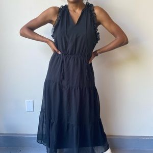 Who What Wear Black Maxi Dress